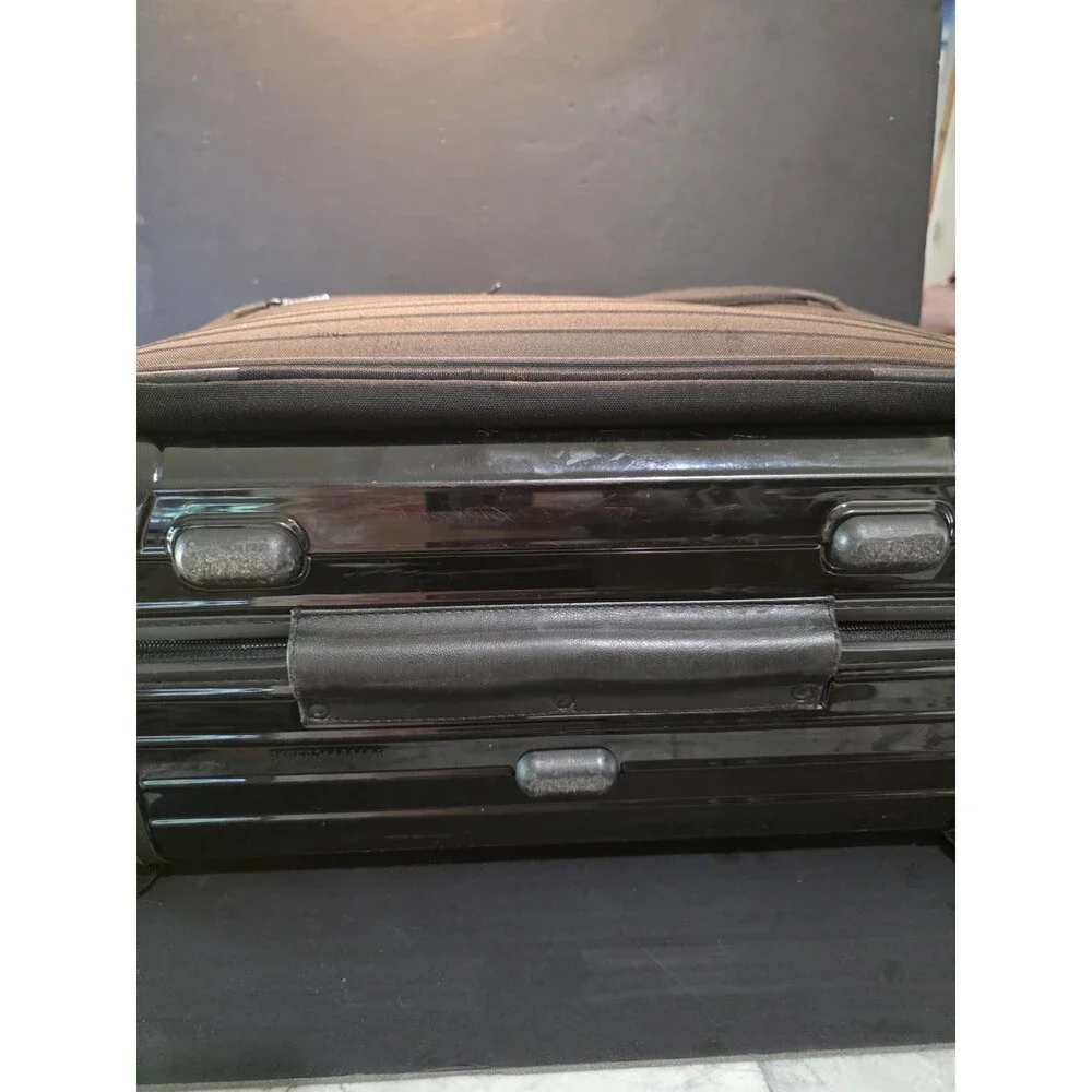 Rimowa Bolero Black Polycarbonate 2-Wheel Business Trolley Carry-On Luggage Case